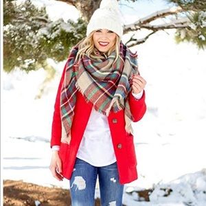 Blanket Scarf una talla plaid